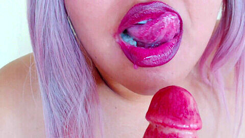 Lips, red lips kising, hot lips blowjob