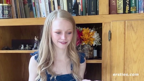 Natural tits, american girl, first-timer