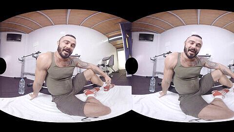 Hairy daddy solo, 3d vr 180, atk hairy hd 4k