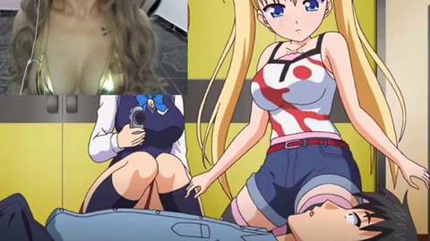 Oni chichi kakeeshon, uncensored anime, anime boobs uncensored