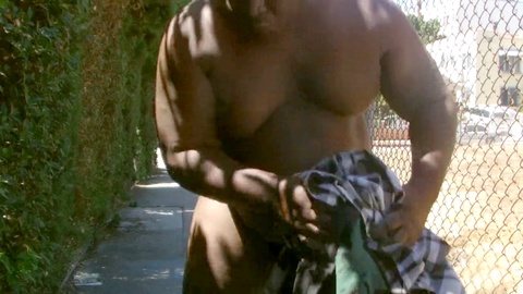 Dad muscle bears, gordo negro, dad chub underwear