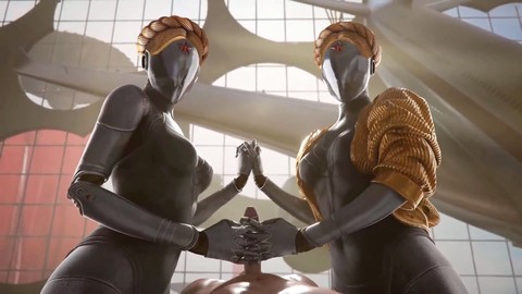 Das Beste aus der Zwillinge-Zusammenstellung in 'Atomic Heart' - Top-animierte Szenen mit Stöhnen